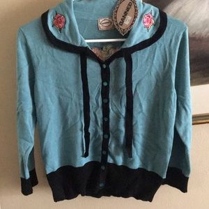 Banned Apparel Embroidered Cardigan